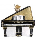 NEW - Old World Christmas Glass Ornament - Baby Grand Piano